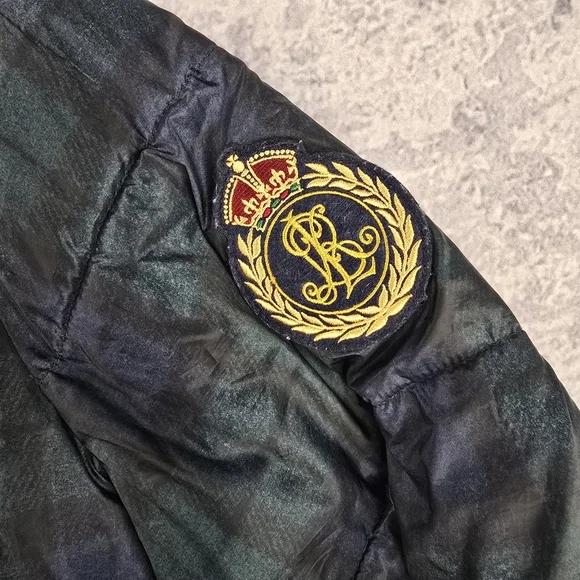 Plaid Ralph Lauren Puffer Jacket - Picture 4 of 14